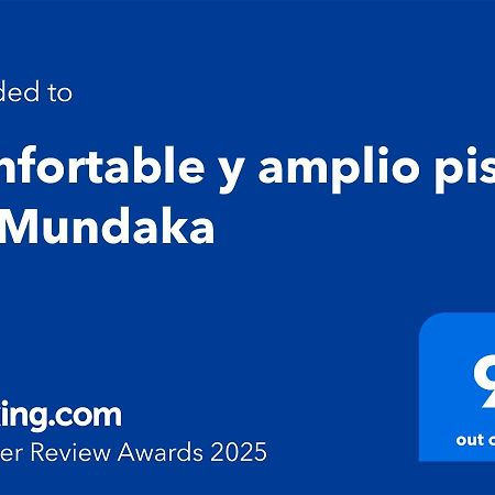 Confortable Y Amplio Piso En Мундака Экстерьер фото